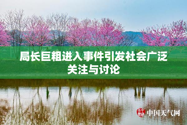 局长巨粗进入事件引发社会广泛关注与讨论