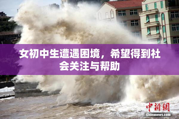 女初中生遭遇困境，希望得到社会关注与帮助