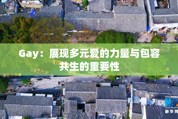 Gay：展现多元爱的力量与包容共生的重要性