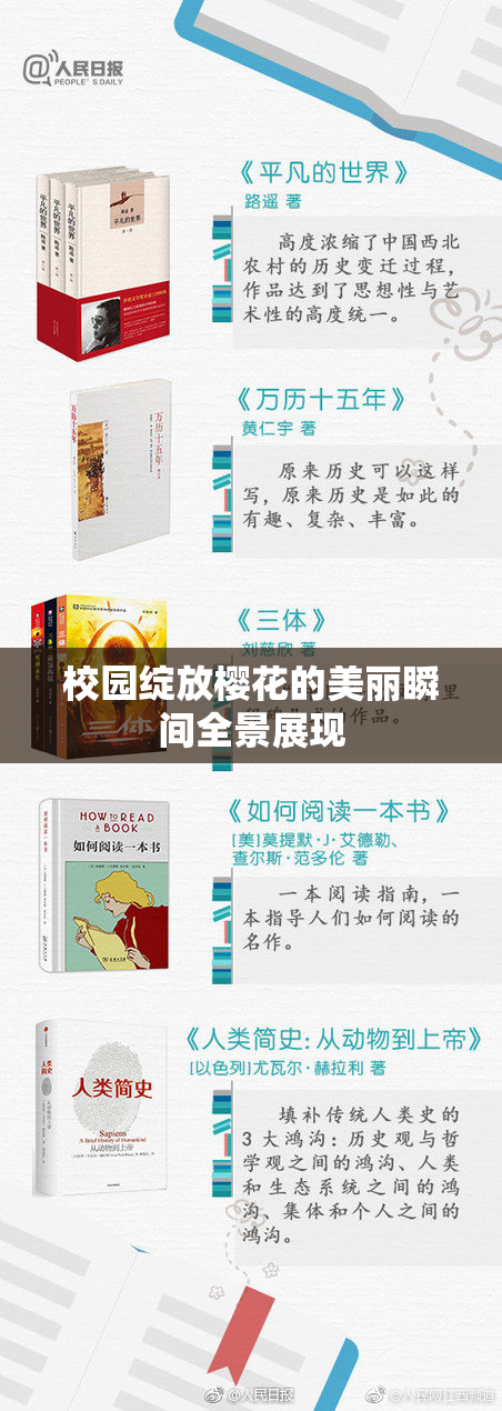 校园绽放樱花的美丽瞬间全景展现