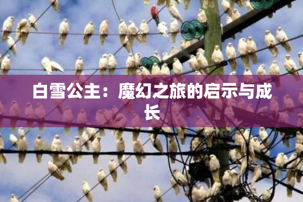 白雪公主：魔幻之旅的启示与成长