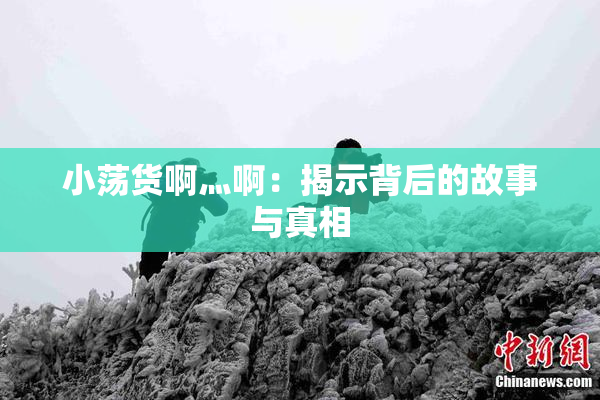 小荡货啊灬啊：揭示背后的故事与真相