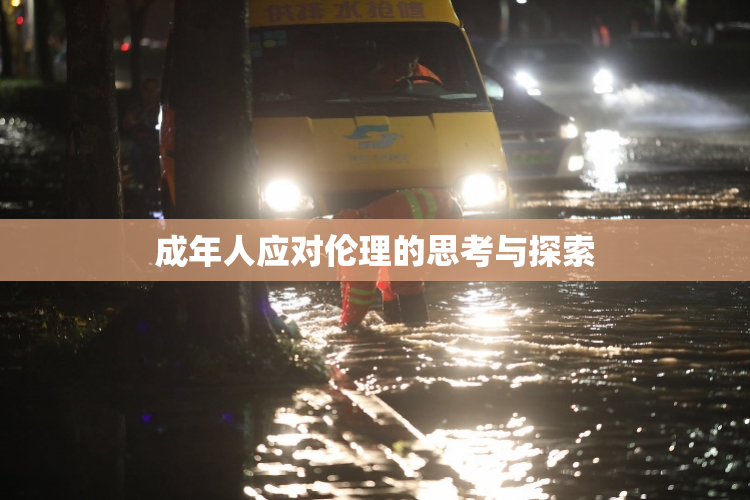 成年人应对伦理的思考与探索