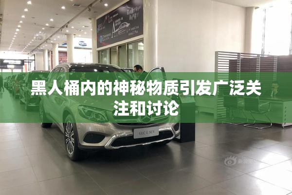 黑人桶内的神秘物质引发广泛关注和讨论