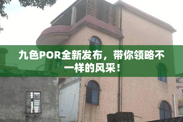 九色POR全新发布，带你领略不一样的风采！