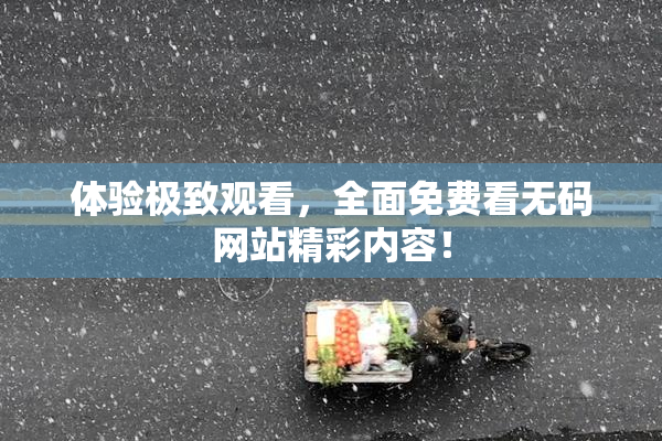 体验极致观看，全面免费看无码网站精彩内容！