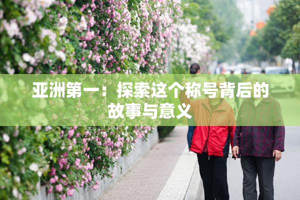 亚洲第一：探索这个称号背后的故事与意义
