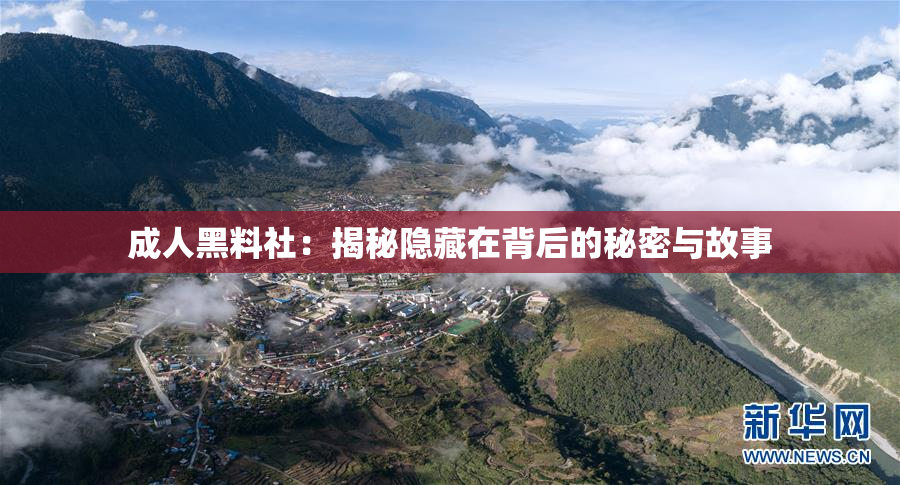 成人黑料社：揭秘隐藏在背后的秘密与故事