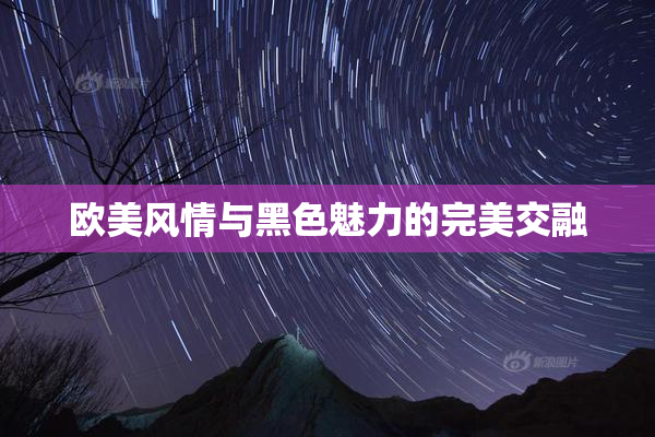 欧美风情与黑色魅力的完美交融