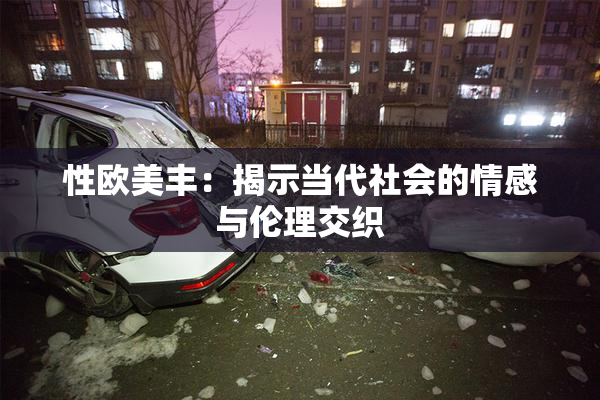 性欧美丰：揭示当代社会的情感与伦理交织