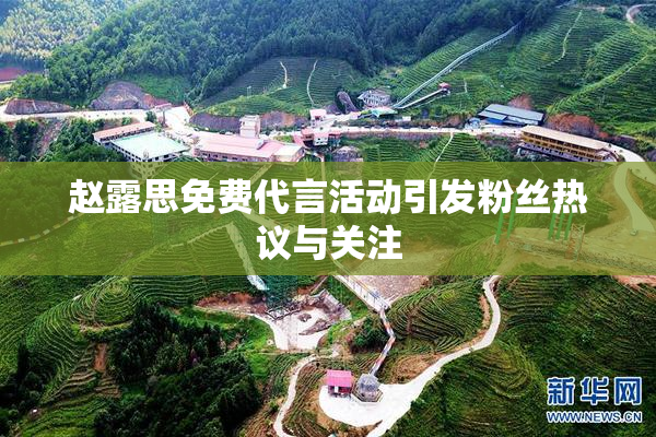 赵露思免费代言活动引发粉丝热议与关注