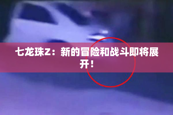 七龙珠Z：新的冒险和战斗即将展开！