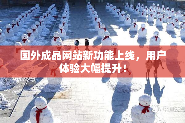 国外成品网站新功能上线，用户体验大幅提升！