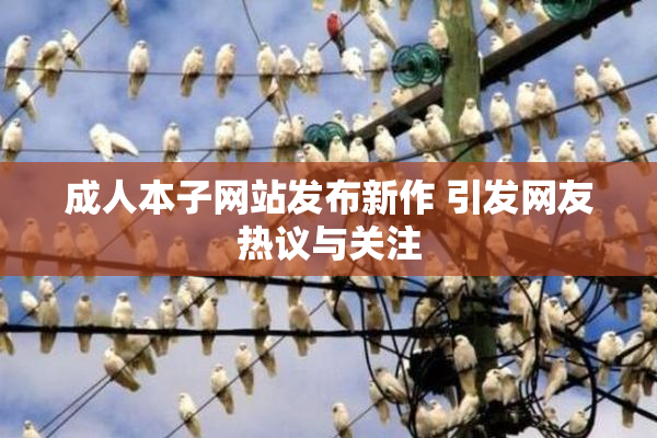 成人本子网站发布新作 引发网友热议与关注