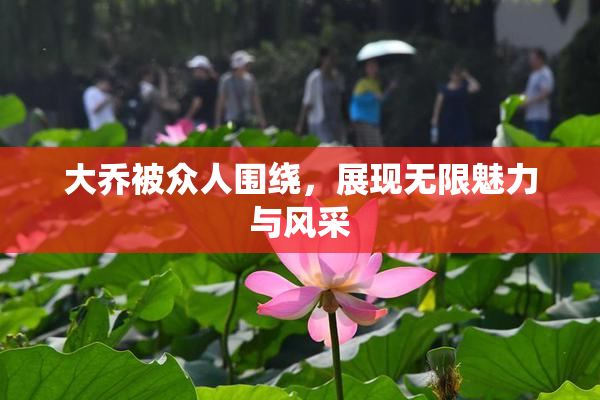 大乔被众人围绕，展现无限魅力与风采