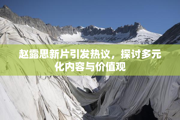 赵露思新片引发热议，探讨多元化内容与价值观