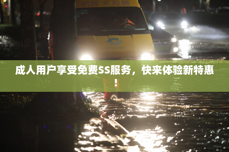成人用户享受免费SS服务，快来体验新特惠！