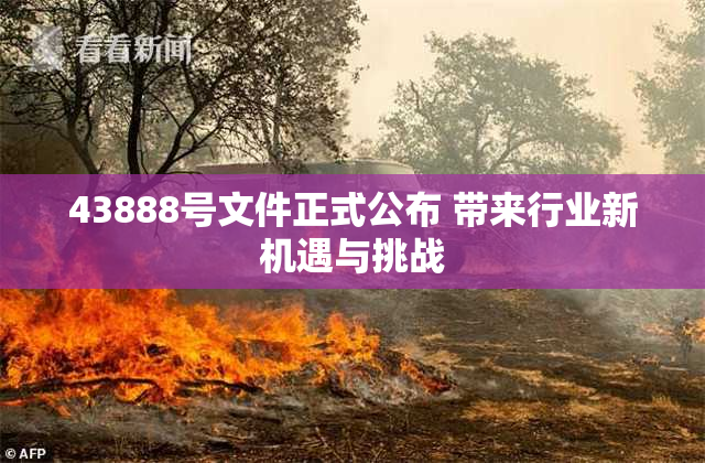 43888号文件正式公布 带来行业新机遇与挑战