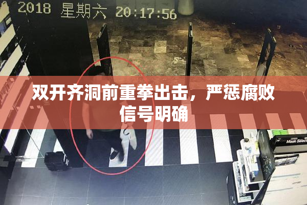 双开齐洞前重拳出击，严惩腐败信号明确