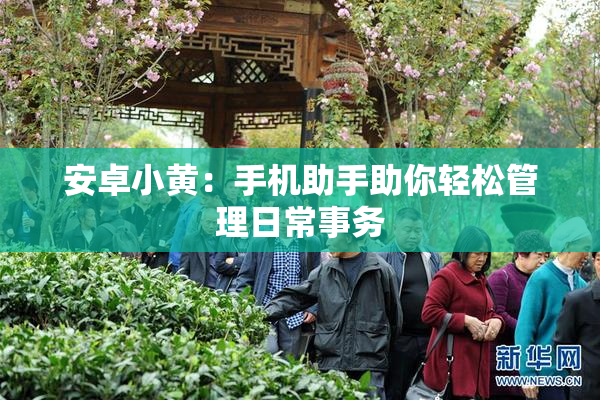安卓小黄：手机助手助你轻松管理日常事务