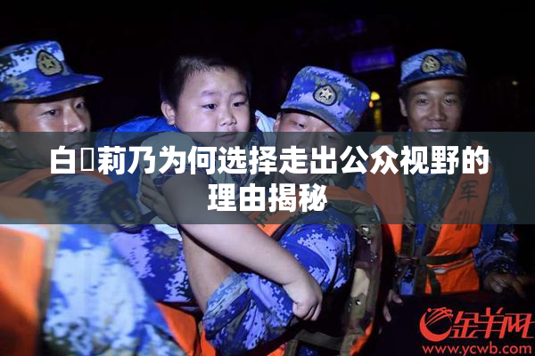 白咲莉乃为何选择走出公众视野的理由揭秘