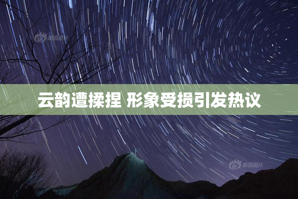 云韵遭揉捏 形象受损引发热议