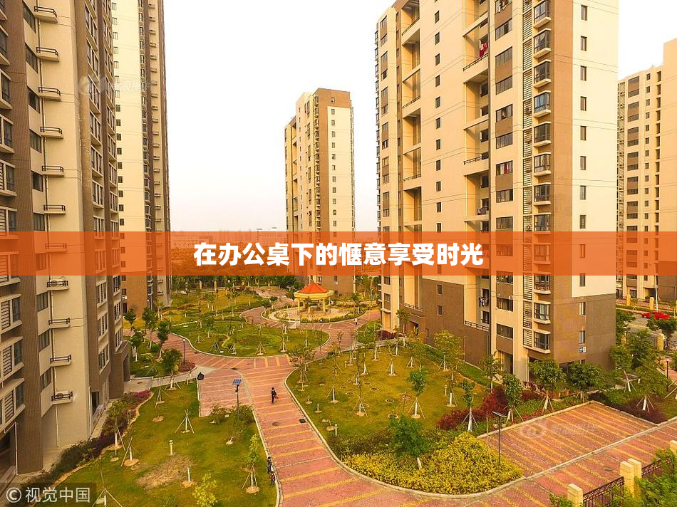 在办公桌下的惬意享受时光