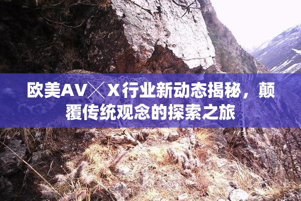 欧美AV╳Ⅹ行业新动态揭秘，颠覆传统观念的探索之旅