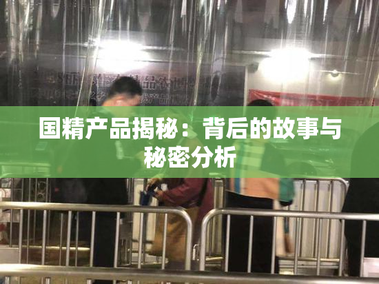 国精产品揭秘：背后的故事与秘密分析