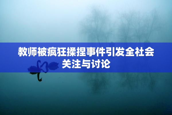 教师被疯狂揉捏事件引发全社会关注与讨论