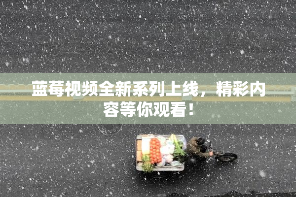蓝莓视频全新系列上线，精彩内容等你观看！