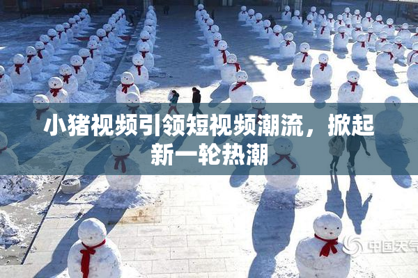 小猪视频引领短视频潮流，掀起新一轮热潮