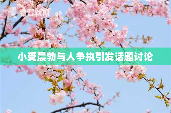 小受晨勃与人争执引发话题讨论