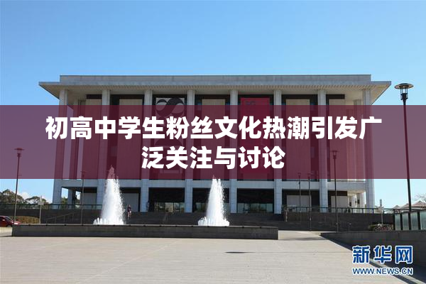 初高中学生粉丝文化热潮引发广泛关注与讨论