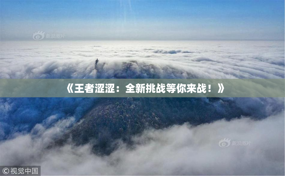 《王者涩涩：全新挑战等你来战！》