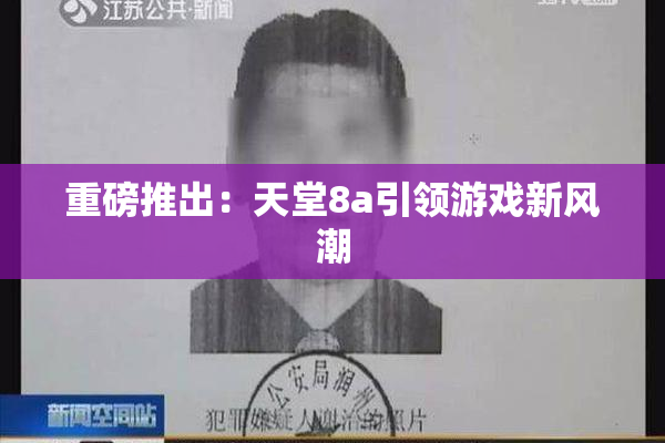 重磅推出：天堂8a引领游戏新风潮