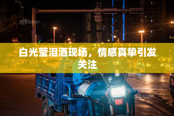 白光莹泪洒现场，情感真挚引发关注