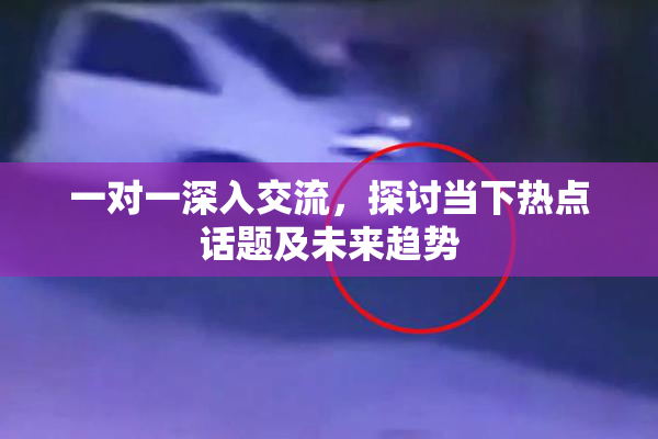 一对一深入交流，探讨当下热点话题及未来趋势