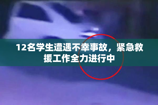 12名学生遭遇不幸事故，紧急救援工作全力进行中