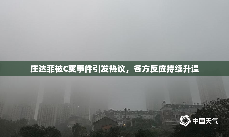 庄达菲被C爽事件引发热议，各方反应持续升温