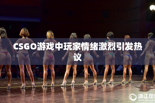 CSGO游戏中玩家情绪激烈引发热议