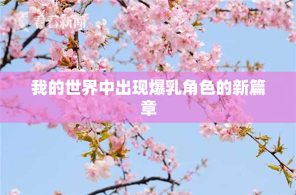 我的世界中出现爆乳角色的新篇章