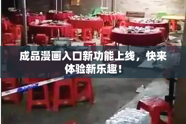 成品漫画入口新功能上线，快来体验新乐趣！