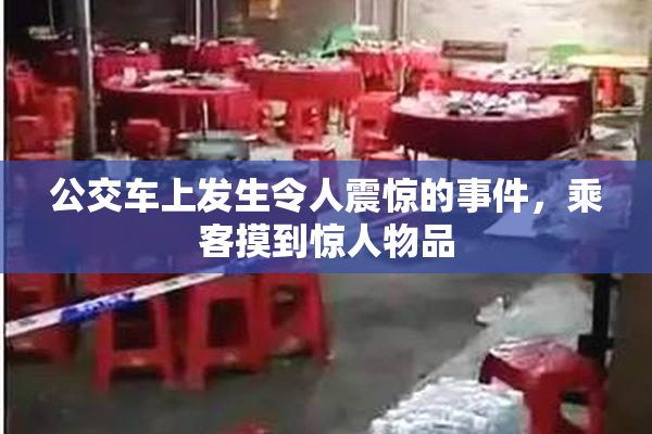 公交车上发生令人震惊的事件，乘客摸到惊人物品