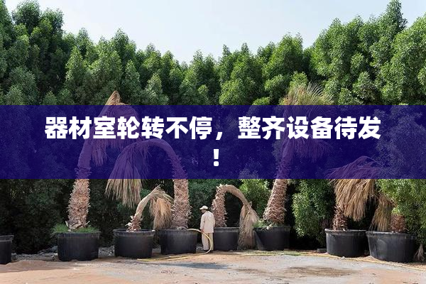 器材室轮转不停，整齐设备待发！