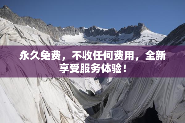 永久免费，不收任何费用，全新享受服务体验！