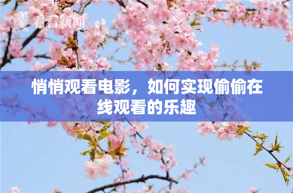 悄悄观看电影，如何实现偷偷在线观看的乐趣