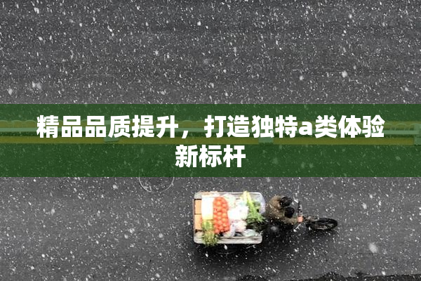 精品品质提升，打造独特a类体验新标杆