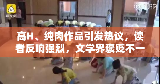 高H、纯肉作品引发热议，读者反响强烈，文学界褒贬不一！
