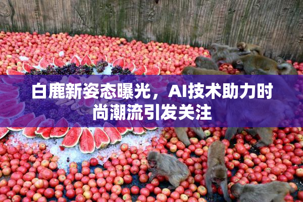 白鹿新姿态曝光，AI技术助力时尚潮流引发关注